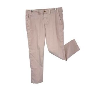 Citizens of Humanity Brooke Cropped Chino Pants size 29 Faded Pink Mid Rise